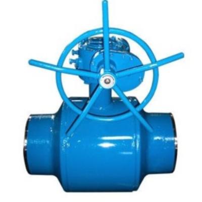 China Q361F Carbon Steel Turbine Welded Ball Valve for sale