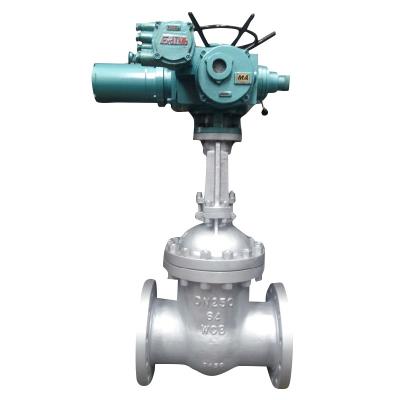 China Carbon Steel PN64 DN250 400LB-900LB 10 Inch HP Carbon Steel WCB Flange Electric Gate Valve for sale