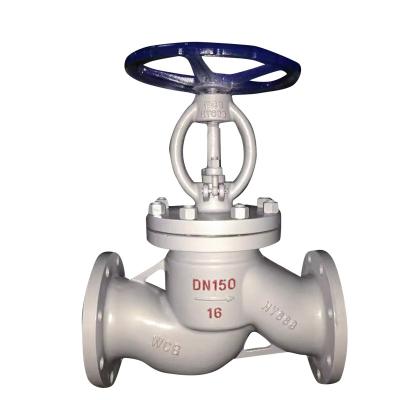 China Carbon Steel PN16 DN150 WCB Carbon Steel Flanged Globe Valve for sale