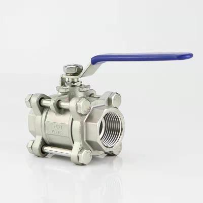 China Steam Internal Three-Piece Internal Water Thread Faucet Stainless Steel Quality Control Industrial Manual Ball Valve for sale