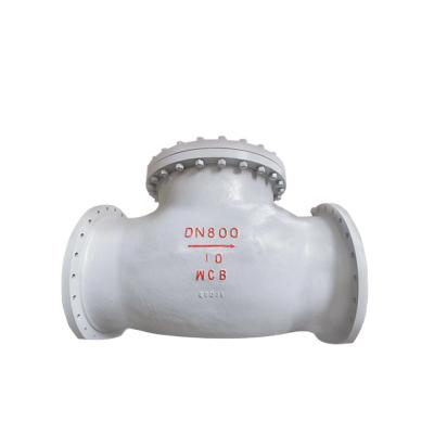 China Carbon Steel PN25 DN600 PN10 DN800 Large Diameter WCB Carbon Steel Flange Check Valve for sale