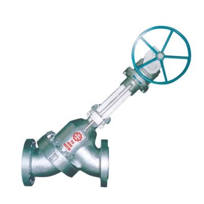 China Carbon Steel PN10 DN400 150Lb 16 Inch WCB Carbon Steel Y Type Mud Valve for sale