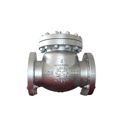 China Carbon Steel API ANSI 300LB 6 Inch WCB Flange Check Valve for sale