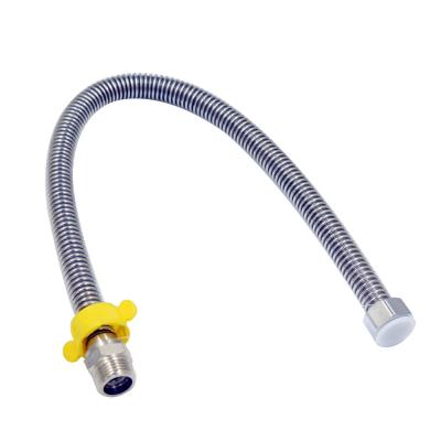 China Modern Flexible Air Chamber 2M Double Lock Fine Thread Shower Stainless Steel EPDM Hose for sale