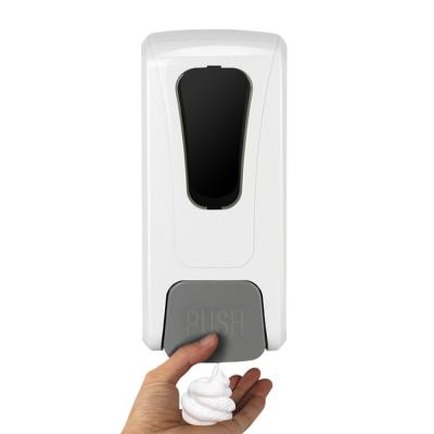 China Foam Soap Dispenser Hospital Wall Hanging ABS Plastic 400ml Hand Sanitizer Hand Sanitizer Manual Liquid Soap Dispenser for sale