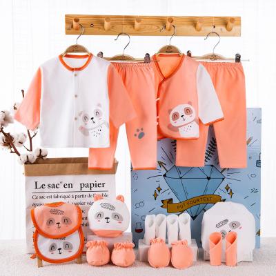 China Breathable Wholesale A1 Four-Season Clothing Sets 100% Soft Cotton Seamless 18 Pcs Baby Gift Box Newborn Baby Clothing Gift Set for sale