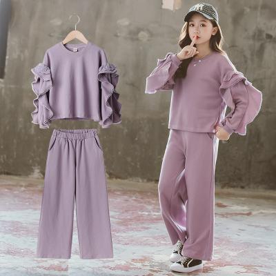 China C92 Autumn Children Clothing Girls Casual Long Sleeve 3 Sets - 13 Years Old Girls Clothes Sport Suit Kids Clothing Set for sale