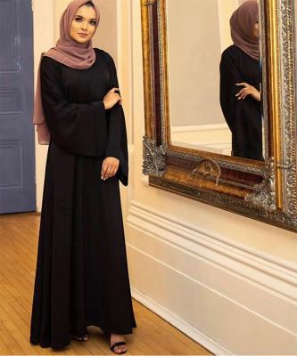 China Best Selling 2021 Islamic Women Long Dress Arab Ladies Middle East Clothing Amazon Supplier Modest Abaya Muslim Dress CM6394 for sale