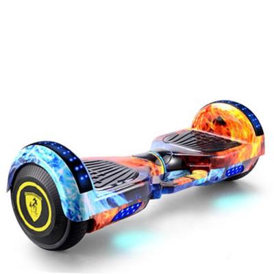 China 2021 PVC Cheap Flashing Wheel 7 Inch 10 Inch Auto Balance Car Hover Board Self Balancing Electric Hover Board With Music for sale