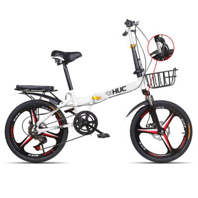 China Sports Cycles Folding Mountain Bike Steel 6 Speed ​​20 Inch Folding Bike Alloy Shock Mountain Bike Dual for sale