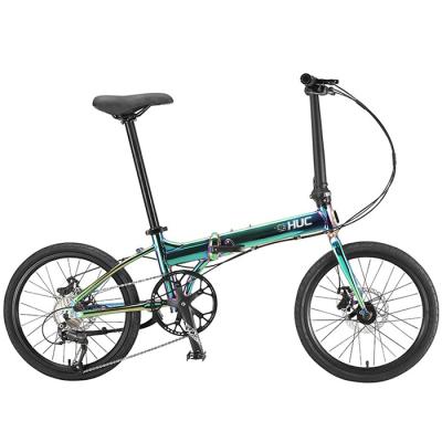 China Frontier Aluminum Alloy Folding Special Bike 20 Inch Bicycle Adult 9 Speed ​​Bicycle for sale