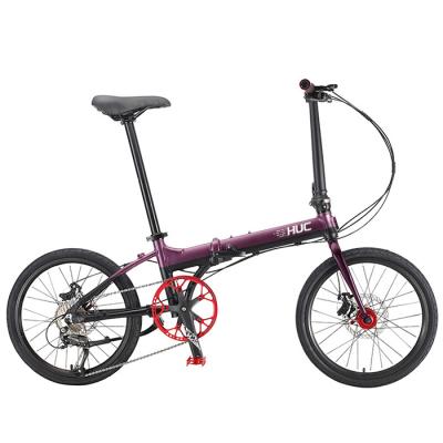 China Aluminum Alloy 20 Inch Mountain Disc Brake Double Wheel Aluminum Alloy Folding Bike Black Gray Aluminum Alloy Adult Road Bike for sale