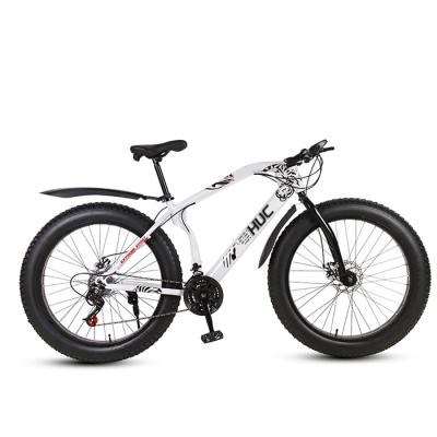 China Popular high quality carbon steel bicycle snow bike with high-steel carbon tire 26*4.0 snow mountain bike for sale