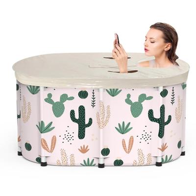 China Portable Bath Bucket PVC Tub PVC Wholesale Sauna Tub Thickening Adult Folding Adult Children Swimming Pool for sale