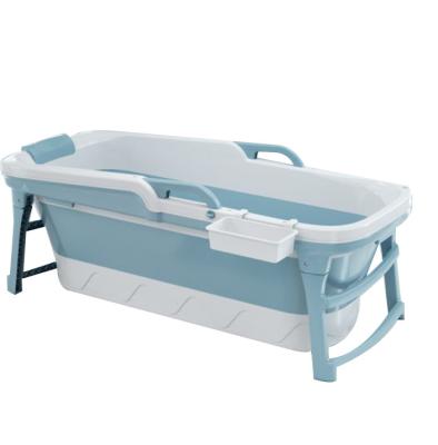 China Best Selling Luxury Freestanding Plastic Version 128cm Adult Portable Folding Bathtub Low Price High Quality Viable for sale