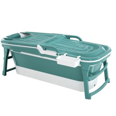 China 1430MM viable can straighten foldable portable plastic tub large leg bath supplies for adults for sale