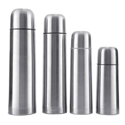 China PORTABLE Wholesale Classic Bullet Shape Large Capacity 350ML 500ML 750ML 1L Stainless Steel Insulated Vacuum Flask for sale