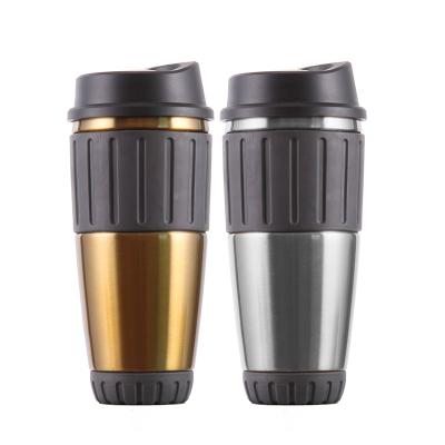 China CLASSIC Hot Selling Stainless Steel Coffee Mug Vacuum Tumbler With Push Button Lid Travel Mug for sale