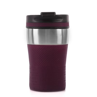 China PORTABLE 250ml Double Wall Stainless Steel Tumbler Vacuum Insulated Coffee Mug With Lid for sale