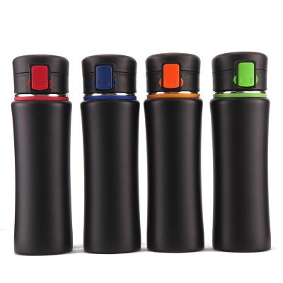 China CLASSIC 304 Stainless Steel Vacuum Flask Double Wall Outdoor Sports With Lock Button Lid Vacuum Bottle for sale