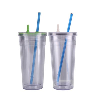 China Plastic Bottle Auto Cup Viable Cheapest Price With Plastic Straw for sale