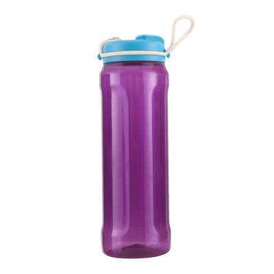 China Outdoor Viable High Quality Wide Free Gym Flask Flip Top 800ml BPA TRITAN Sports Plastic Water Bottle for sale