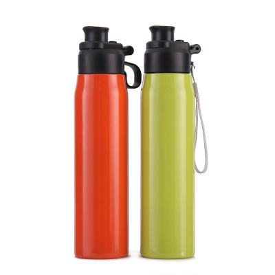 China Hot Selling PORTABLE 850ML Large Capacity Stainless Steel Single Wall Vacuum Sports Cheap Water Bottle Cold Flask for sale