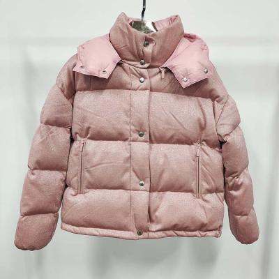 China New Design Waterproof Women's Winter Stand Collar Cotton-padded Windproof Quilted Coat for sale