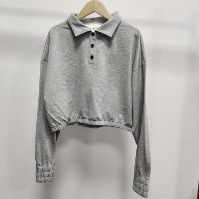 China Anti-pilling 2021 spring and autumn casual short stand collar button sweater 100% cotton sweater for sale