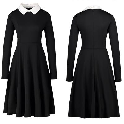 China Anti-Static Casual Office Dresses Women Ol Women's Career Dresses Collar Shirt For Autumn Long Sleeve for sale