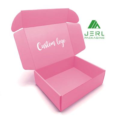 China Recyclable Custom Luxury Pink Eyelash Lash Square Pink Mailer Box Boxes for sale