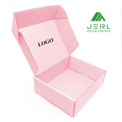 China Recyclable pink a5 mailing boxes pink shipping carton ready to ship for sale