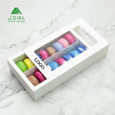 China Handmade Wholesale Paper Macaron Gift Package Box Macaron Packaging Macaron Boxes for Macarons for sale