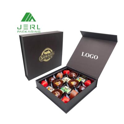 China Handmade Cardboard Truffle Packaging Boxes Slim Drawer Chocolate Box For Chocolate Candy for sale