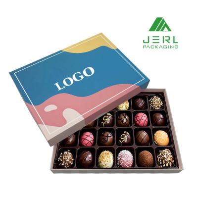 China Luxury Chocolate Paper Packaging Handmade Cardboard Box Chocolate Wrapping for sale