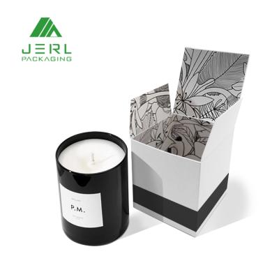 China Handmade Custom Logo Luxury Paper Candle Gift Wail Candle Boxes With Insert for sale