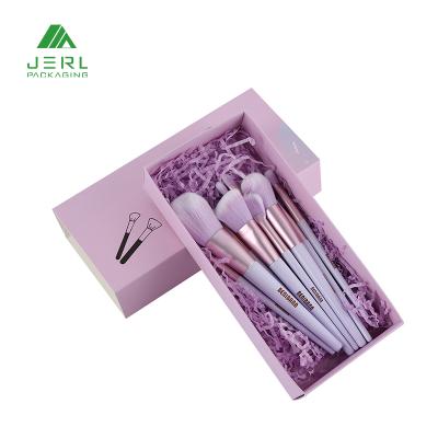 China Handmade Custom Paper Makeup Brush Box Packaging for sale