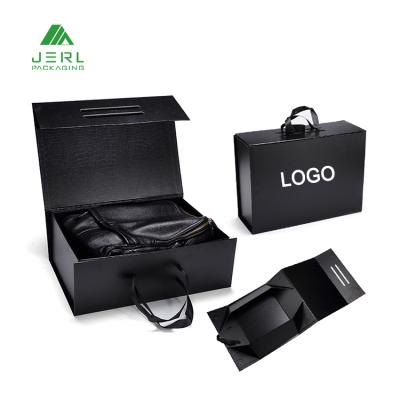 China Customized Luxury Handmade Folding Custom Packaging Boxes For Handbags for sale