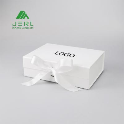 China Handmade Cardboard Closure Magnetic Jewerllry Gift Box Necklace Boxes Jewelry Packging Box With Ribbon for sale