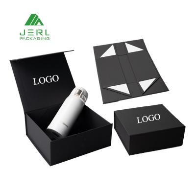 China Handmade Black Box Packaging Black Apparel Packaging for sale