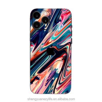 China Hydrogel Back Film Mobile Phone Oil Paintings Film Screen Protector For iPhone 13 Max Por Phone Skin Wrap for sale