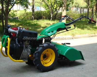 China 10HP Diesel Rotary Tillage Hoe, Hand Rotary Hoe, Walking Tractor Rotary Hoe for sale