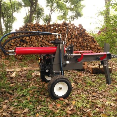 China Grows 15 Ton Gasoline Fire Wood Processor Hydraulic Log Splitter for sale