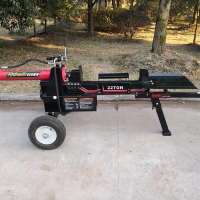 China Grows 22 Ton Gasoline Fire Wood Processor Hydraulic Log Log Splitter for sale