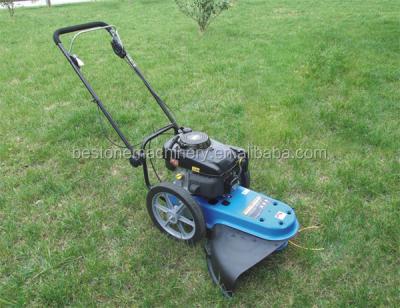 China 4-Stroke 4.0HP Wheeled Gasoline Grass Field Trimmer for sale