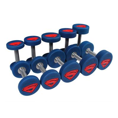 China Leadman Universal Fitness Factory Directly Selling Promotional Rubber Dumbbells Rubber Dumbbell Best Sale for sale