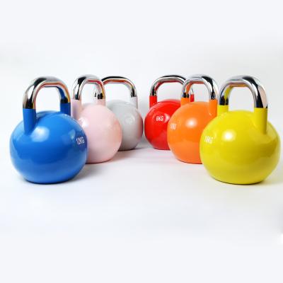 China Wholesale Top Grade Logo Color Weight Competition Steel Custom Made Stainless Steel Kettlebell China for sale