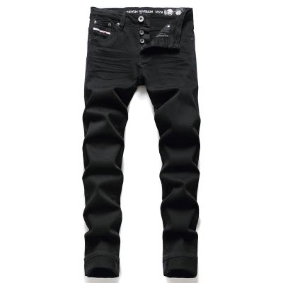 China Breathable Low Price Plain Dyed Loose Brand Name High Quality Urban Star Heavy Male Jeans for sale