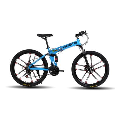 China Folding Bicycle OEM Customized 21 Speed ​​Steel Frame Mountain Bike Foldable 26inch Folding Bicycle Bicycle for sale