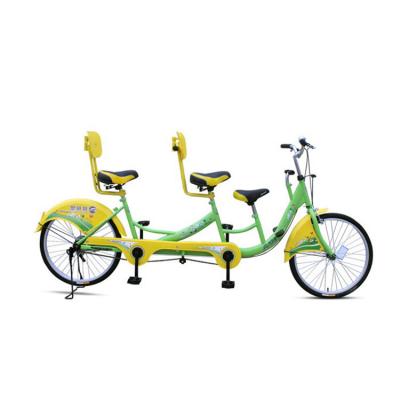 China 2021 Parent-child Bicycle New Arrival Parent-child Bicycle 24 Inch Three Seat Family Bicycle for sale